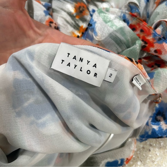 TANYA TAYLOR Lorena floral cold - shoulder maxi dress - Size 2 - Picture 12 of 13